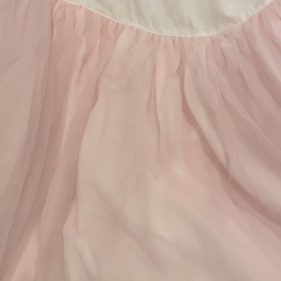 Pottery barn kids pink tulle crib skirt - Picture 1 of 1